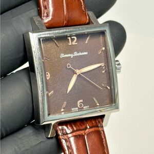 Tommy Bahama TB1181 Chocolate Dial Silver Stainless Steel 34mm Swiss-Made Watch